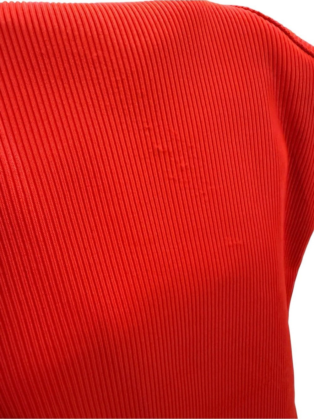 WHBM Forme Ribbed Stretch Tank in Bright Red - Picture 9 of 9